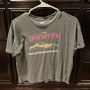 Corvette Cropped Graphic Tee